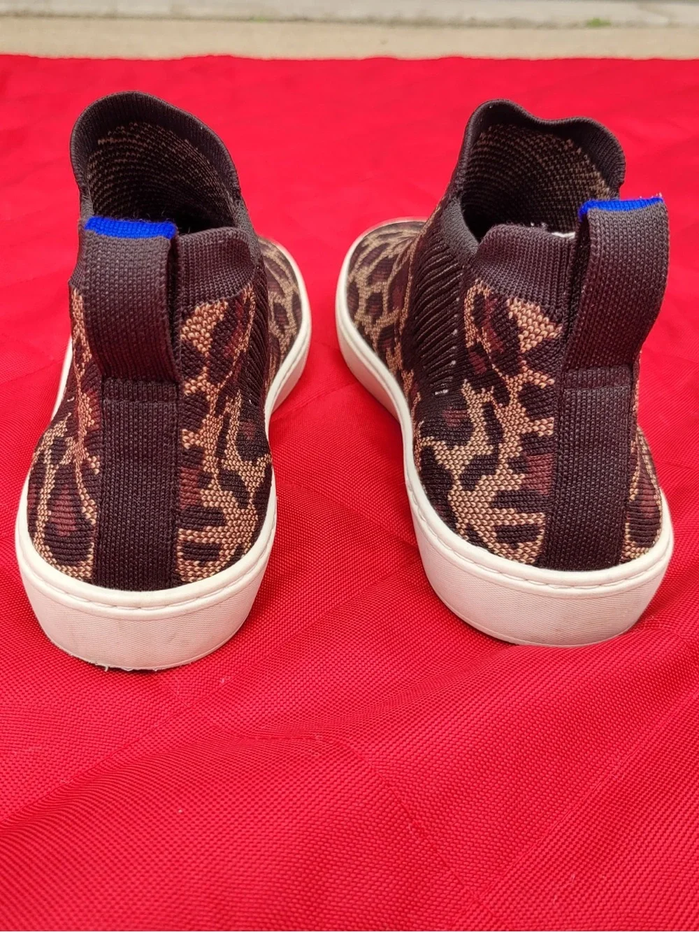 Rothy’s The Chelsea Slip On Size 9.5 in Wildcat Leopard Cheetah
